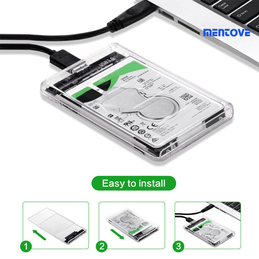 Ymentove Hộp Đựng Ổ Cứng Trong Suốt 2.5 Inch Sata Sang Usb 3.0 | BigBuy360 - bigbuy360.vn