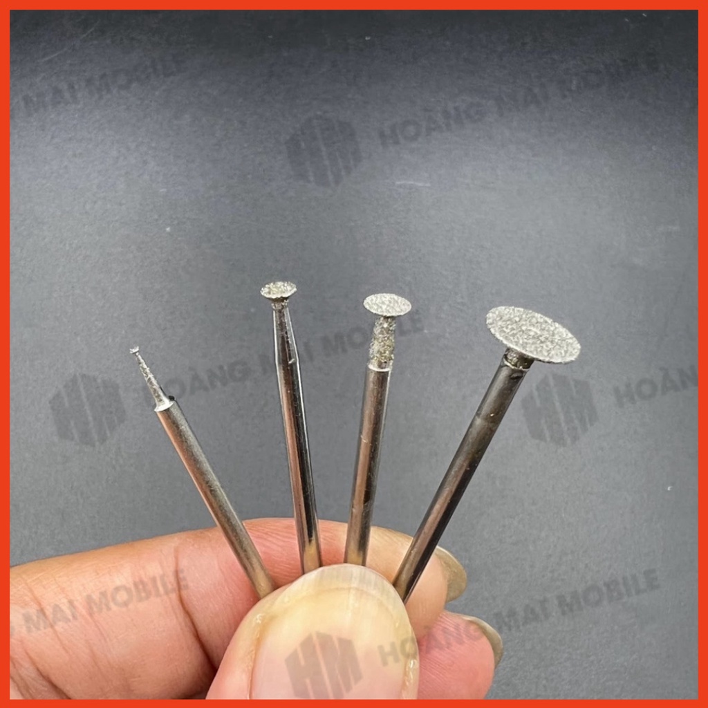 Mũi mài đầu cắt cỡ 2.0 dùng cho các loại máy mài bút cắt siu lồng, lấy mí kính