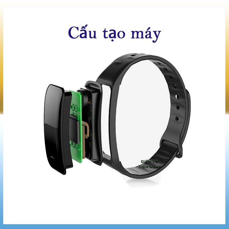 Vòng đeo tay thông minh Wearfit C1 Plus màn hình màu cảm ứng tiện lợi Theo dõi sức khỏe, vận động,đo nhịp tim... -dc3285