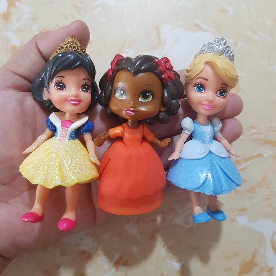 {Xã Lỗ} Mua 2 Tặng 1 Búp Bê Disney 9 cm Princess Mini Toddler ( mẫu ngẫu nhiên)