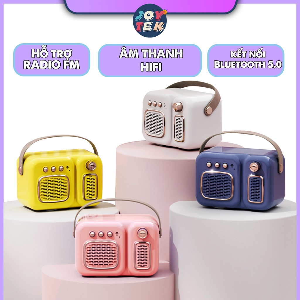 Loa Bluetooth không dây mini thiết kế cổ điển T3 decor trang trí phòng làm quà tặng ý nghĩa - mẫu mới 2022