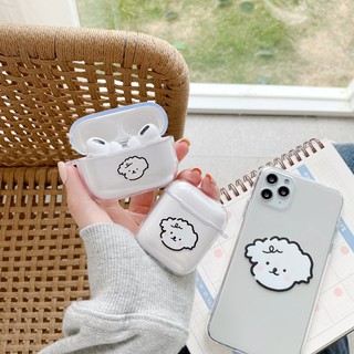 🌸 𝐂𝐨́ 𝐬𝐚̆̃𝐧 𝐜𝐡𝐨 𝐢𝐏𝐡𝐨𝐧𝐞 𝟏𝟐 🌸 Ốp lưng iphone Silicon Trong Cún Trắng