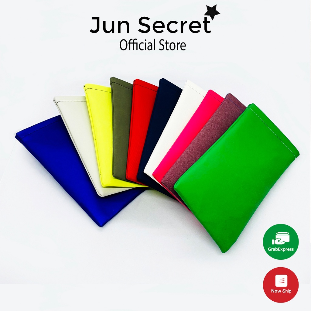 Túi da đựng mắt kính đa năng chống bụi bẩn thương hiệu Jun Secret, đủ loại, nhiều màu, chống thấm nước