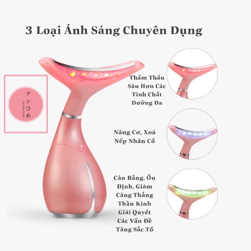 [NGỌC TRINH ĐÃ MUA] MÁY MASSAGE MẶT CHUYÊN SÂU ION 2 CHẾ ĐỘ Ms.W/ MÁY MÁT XA MẶT CHUYẾN SÂU CHÍNH HÃNG Ms.W