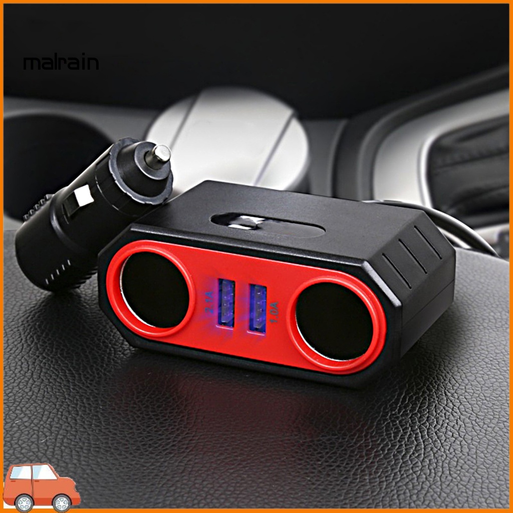 Củ Sạc Điện Thoại 2 Cổng USB 120W 3.1A Cho Xe Hơi