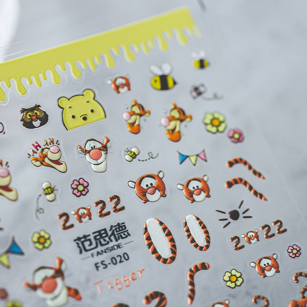 [Hàng mới về] Miếng dán trang trí móng tay hình hoạt hình 5D DIY