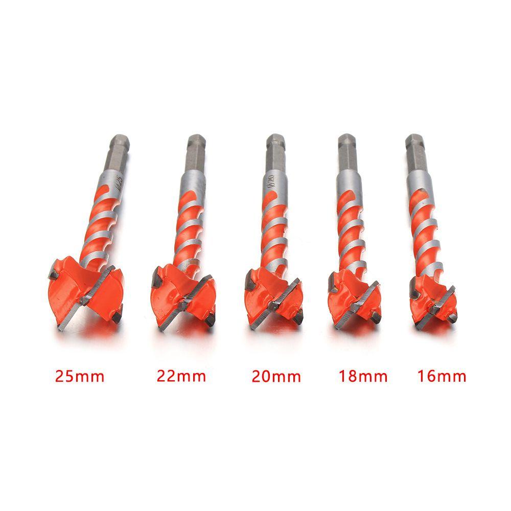 Mũi Khoan Gỗ Xoắn Ốc 16 / 18 / 20 / 22 / 25mm 1 / 4 &quot;Chuyên Dụng