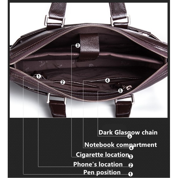 Cặp da thật -Cặp văn phòng P.KUONE -Da Thật cực đẹp (Bảo hành 3 năm- kèm ảnh thật) | BigBuy360 - bigbuy360.vn