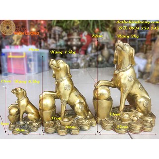 Tượng Chó Ngồi Bệ Vàng Phong Thủy – Linh Vật May Mắn Và Giữ Nhà