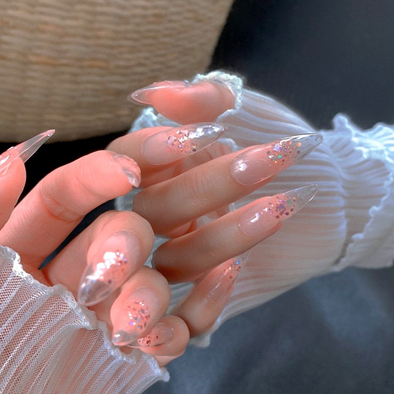 Sơn Móng Tay Siêu Mỏng Pha Lê Galaxy Phong Cách Mới Mùa Hè Lấp Lánh Hỗn Hợp