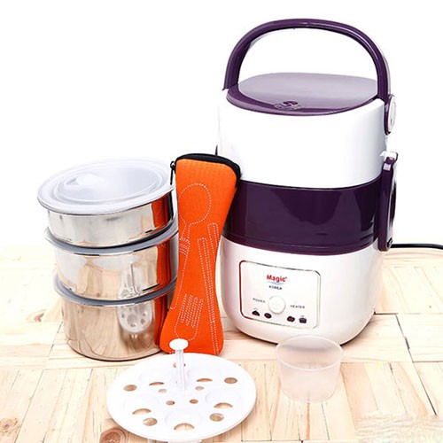 Hộp cơm điện 3 tầng Magic A06 | BigBuy360 - bigbuy360.vn