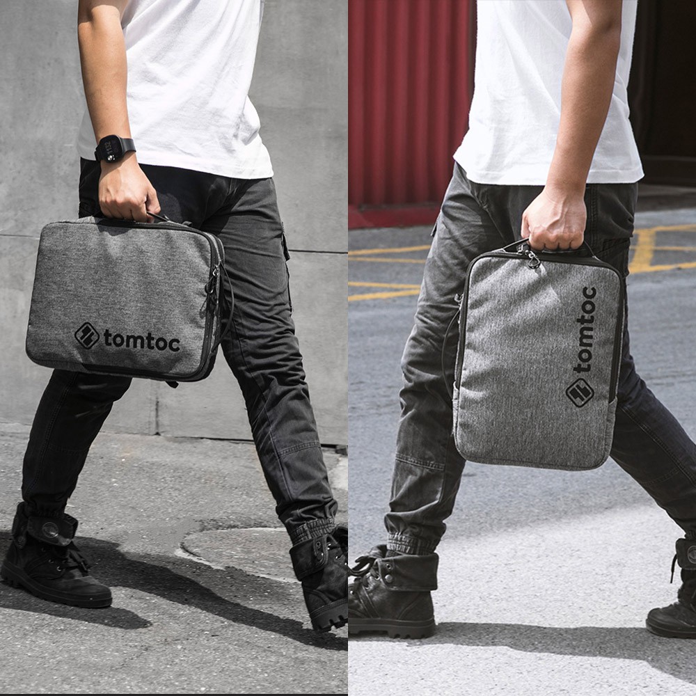 Túi đeo TOMTOC Urban Shoulder Bags 13 – H14 Xám