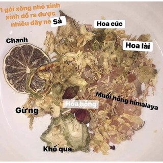 muối xông thảo dược ( hộp 8 gói)