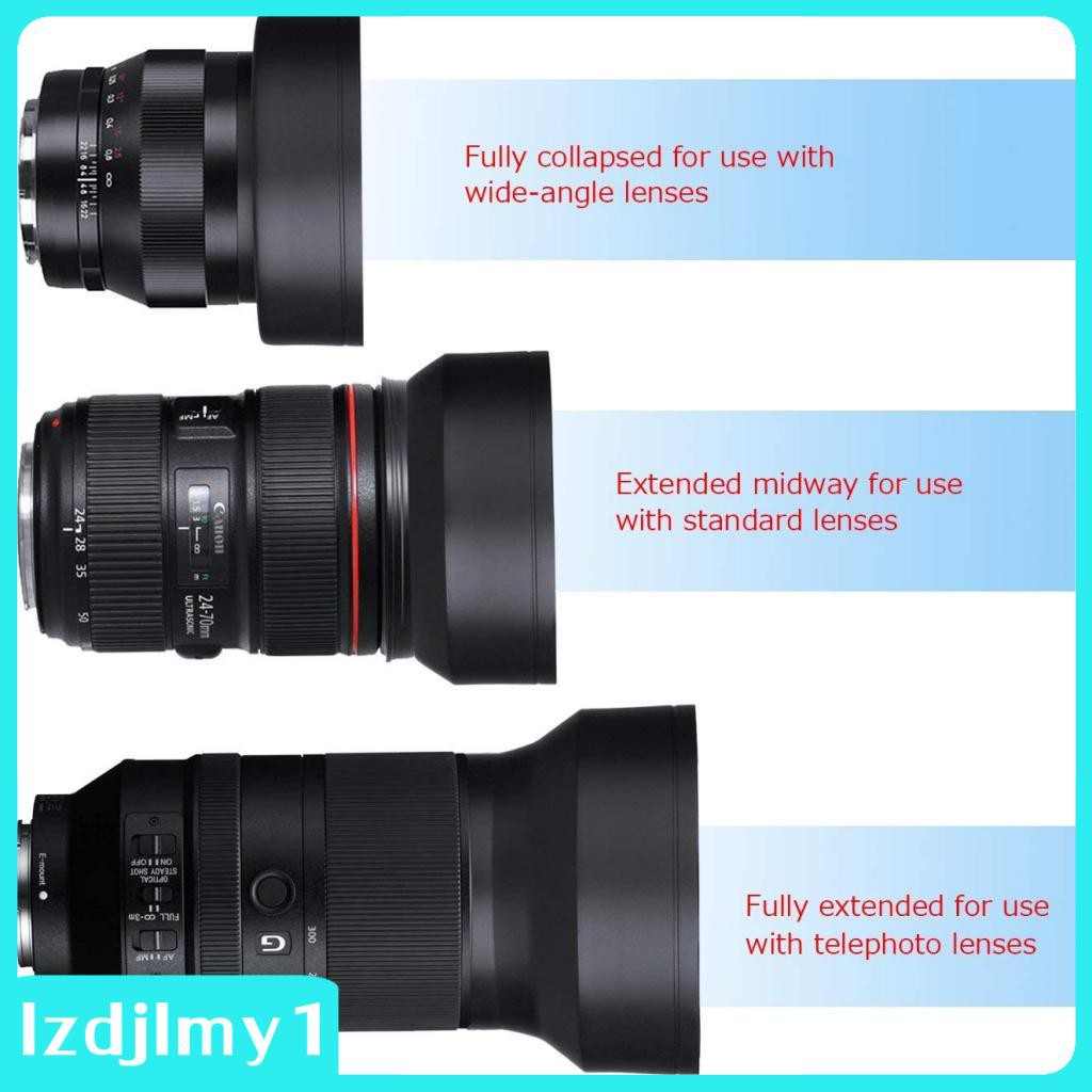 Loa Che Nắng Chuyên Dụng Cho Ống Kính Nikon 18-200 F3.5-5.6G Ed Vr Ii / 24-70 F2.8G Ed