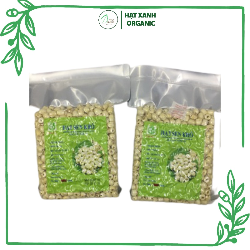 Hạt sen khô nấu chè, cháo, chưng yến táo đỏ thơm ngon