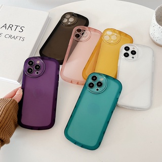 Ốp Điện Thoại Silicon Mềm Trong Suốt Nhiều Màu Thời Trang Cho iPhone 13 12 11 Pro Max X XR XS