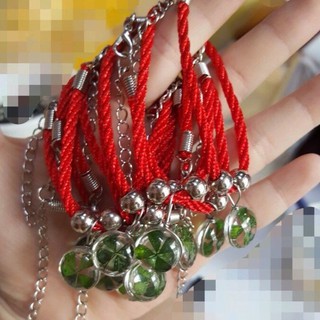 Vòng tay 10 cái = 75k / gói [ vòng tay cỏ 4 lá handmade sỉ ]