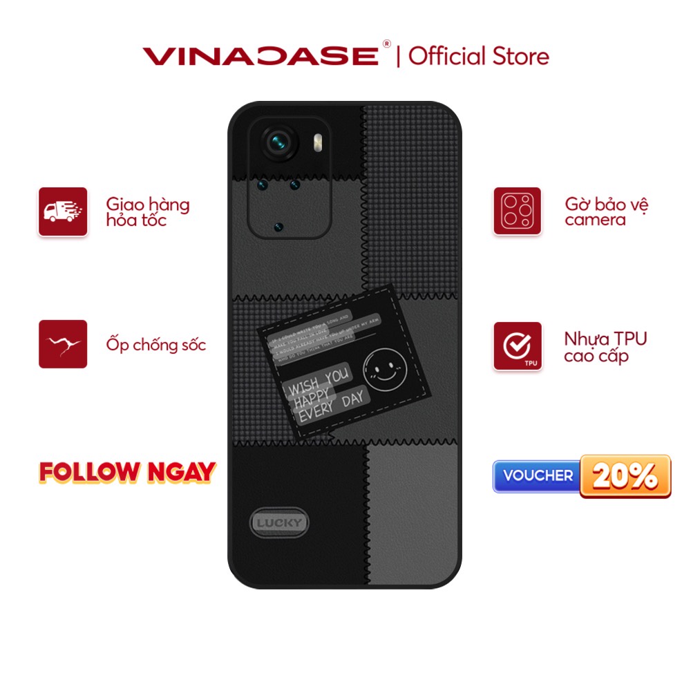 Ốp lưng Vina Case Xiaomi Redmi 10/Redmi 9T/Poco X3/....dẻo cạnh vuông bảo vệ camera hình Wish you