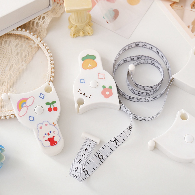 Thước Dây Mini Dễ Thương Có Thể Thu Vào Tiện Dụng Cho Gia Đình