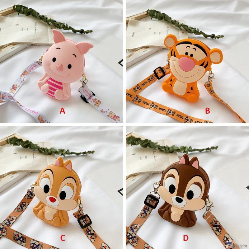 Túi Đeo Chéo Họa Tiết Hoạt Hình Dễ Thương Cho Bé