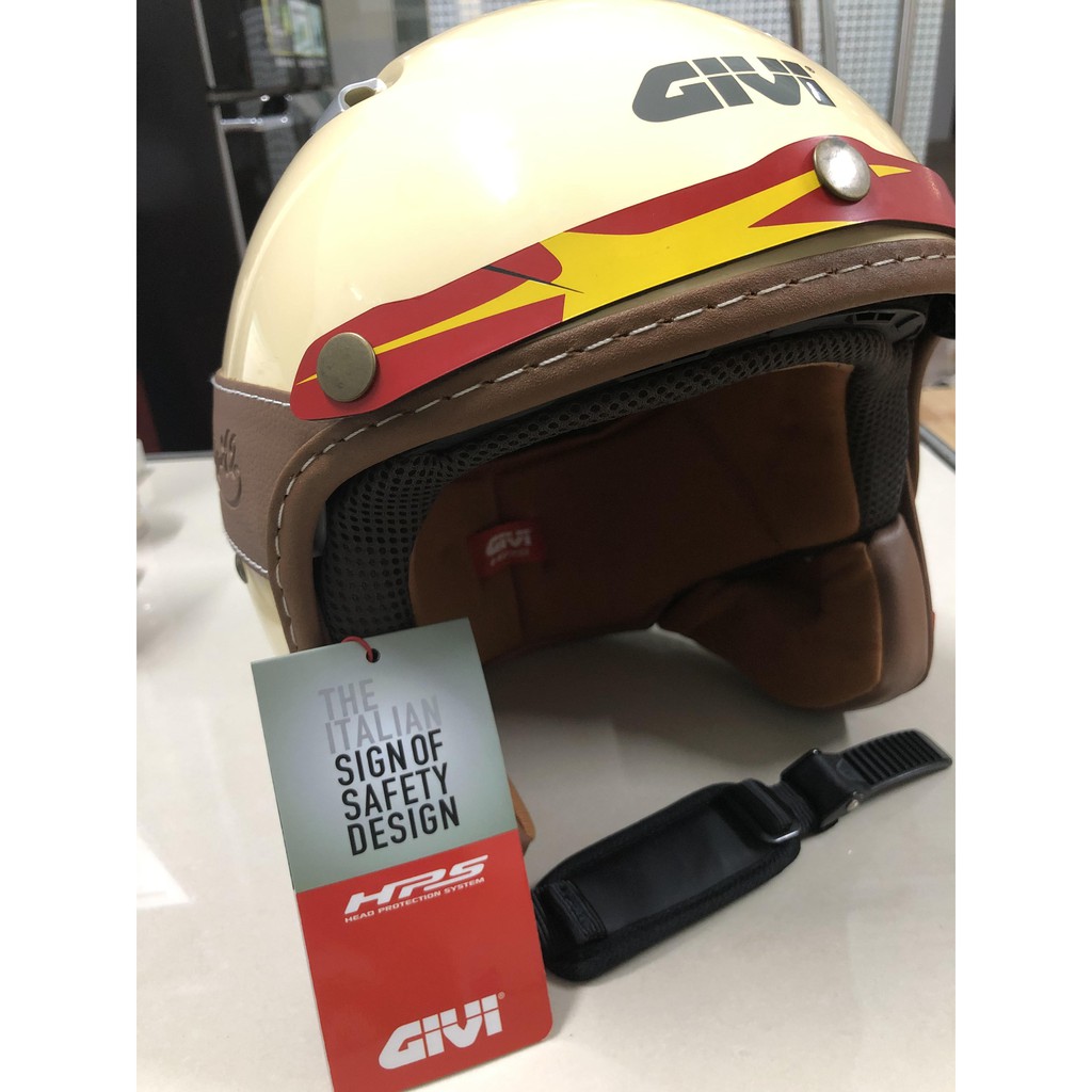 Givi V20.1 Strada Titan - Nón Bảo Hiểm Givi - Vàng Gold - Nón bảo hiểm Givi 3/4