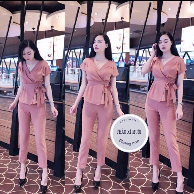 SET BỘ XẾP LY VAI - NƠ CỘT EO