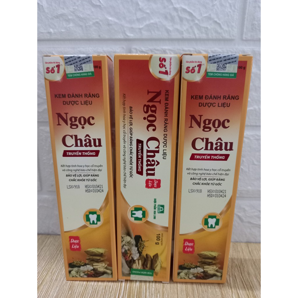 Kem đánh răng dược liệu NGỌC CHÂU