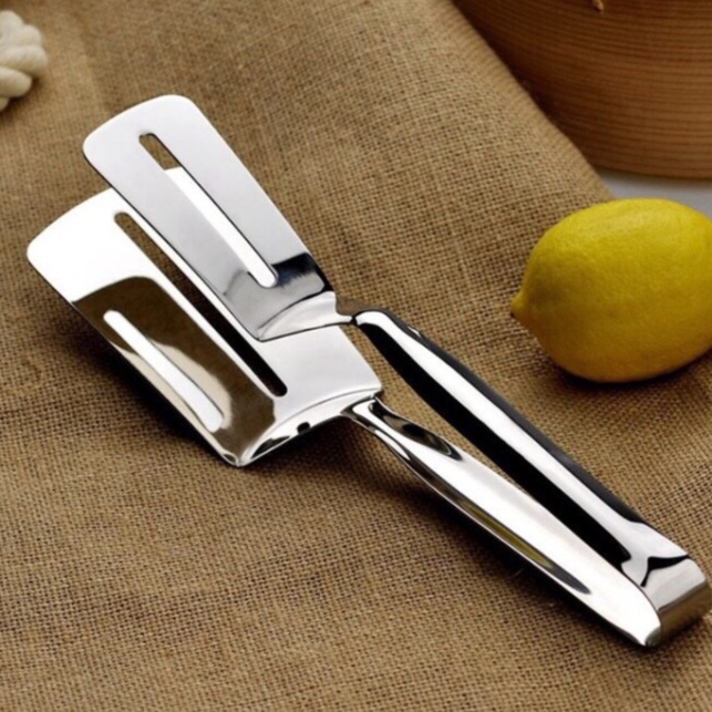 Kẹp gắp, lật thức ăn nóng chất liệu inox304 cách nhiệt