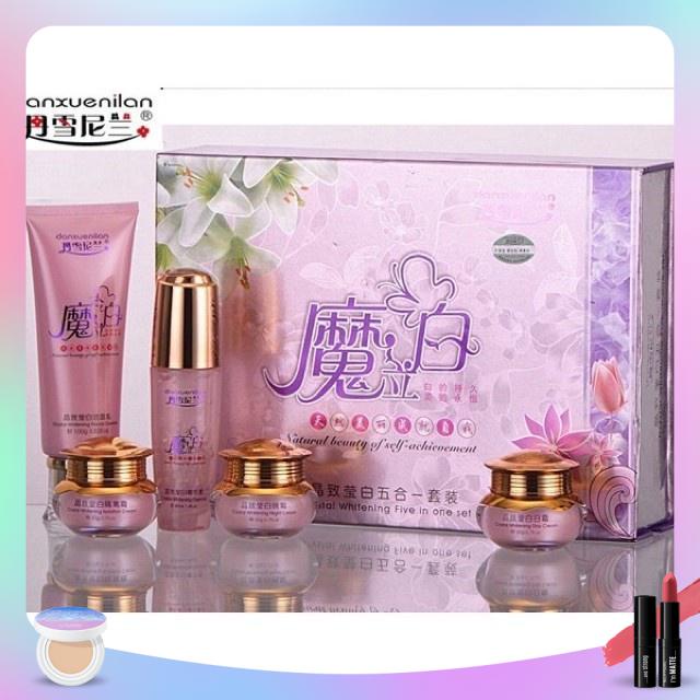 Bộ Mỹ Phẩm Hoàng Cung Hồng Dưỡng Da  5 Món Nội Địa Trung - Kem Chăm Sóc Da Cao Cấp Chính Hãng