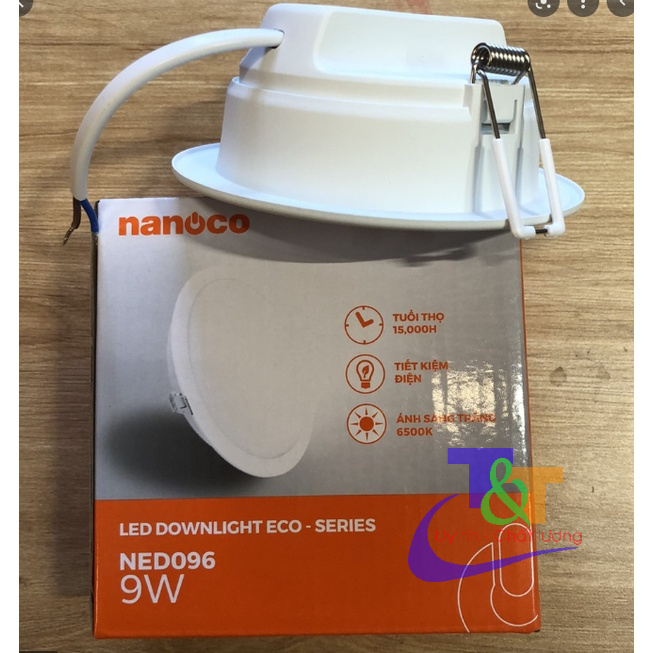 Đèn Led Âm Trần 9W Ned096 D90 Downlight - Eco Series Nanoco