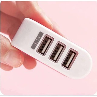Ổ Cắm Sạc 3 Cổng USB 3.1A