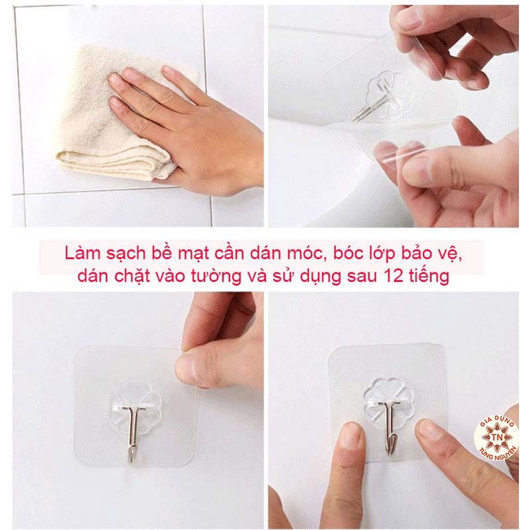 Dán Tường Trong Suốt 1k Chịu Lực SIÊU BỀN [MÓC 1K]