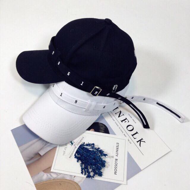 Nón đuôi dài chữ thêu số vải kaki Nam Nữ