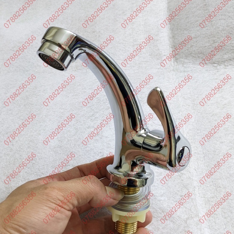 Vòi Lavabo vòi rửa mặt Thiên Nga thân đúc mạ Crome bóng đẹp, Vòi lavabo xi, lavabo rẻ A