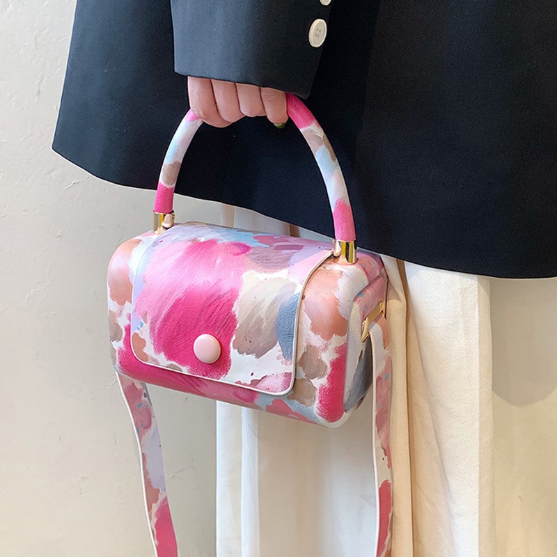 Túi đeo chéo IELGY cỡ nhỏ màu sắc tương phản chất lượng cao thời trang cho nữ