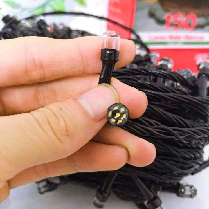 Bộ Đèn Led Dây Nháy 50M Kim Cương Trang Trí Ngoài Trời