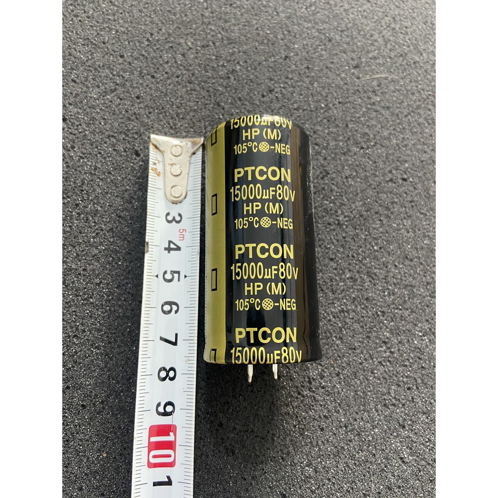 Tụ điện lọc nguồn amply 80v 15000uf loại tốt đặc ruột
