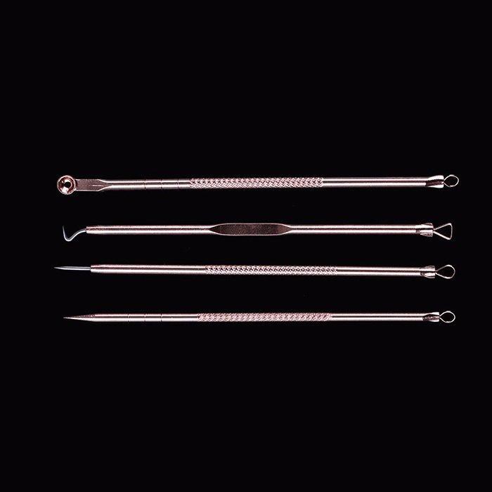 Bộ dụng cụ nặn mụn 4 cây 8 đầu đa năng và tiện dụng