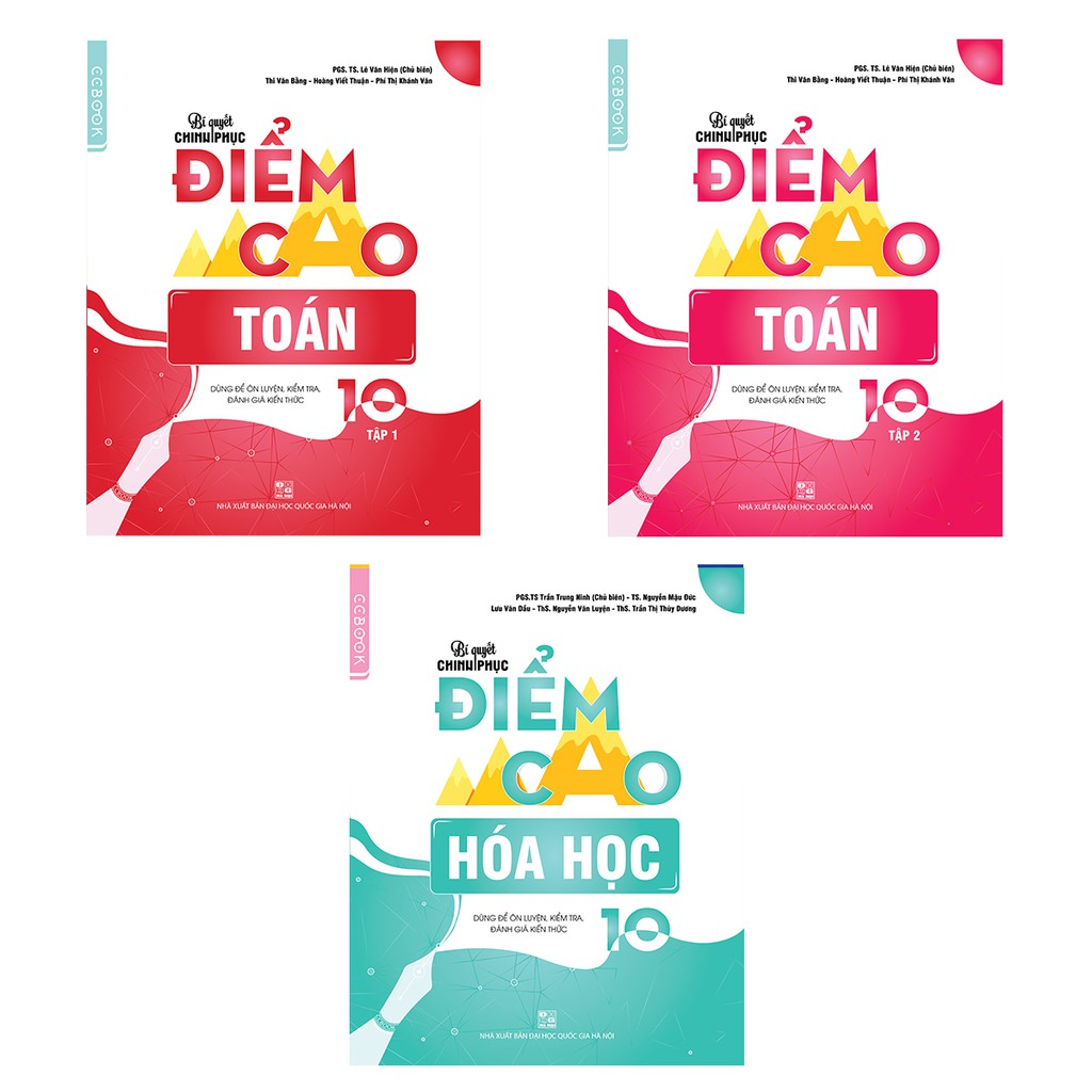 Sách - Bí quyết chinh phục điểm cao Toán học - Hóa học 10