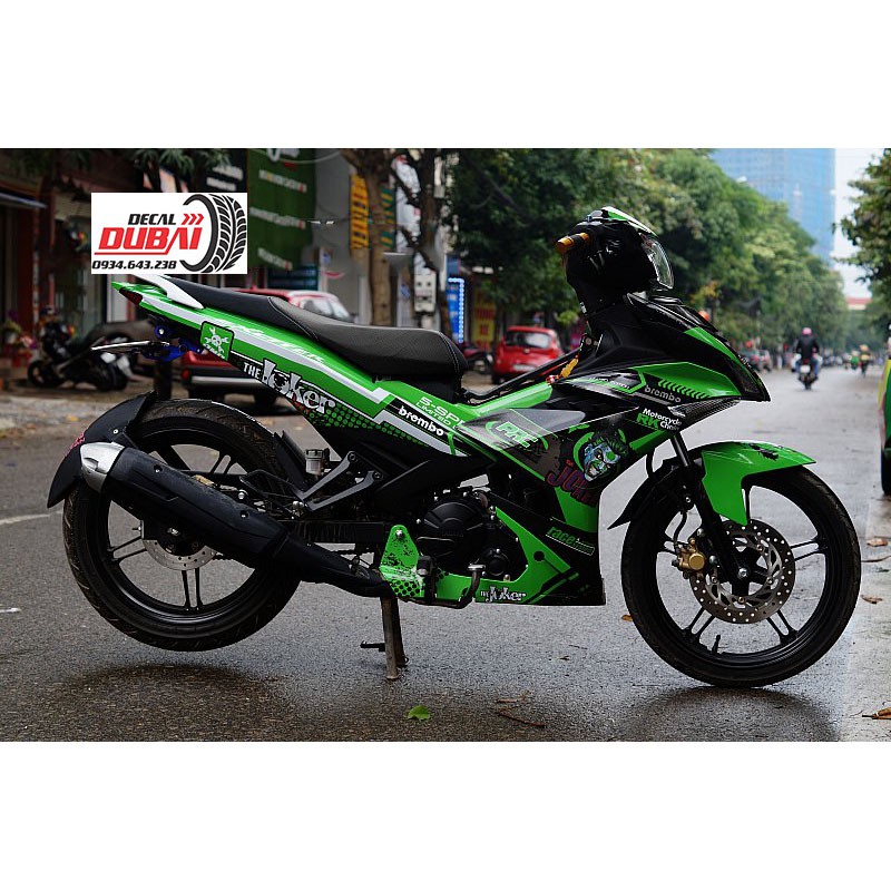 Tem Trùm Exciter 150 Joker Xanh Lá