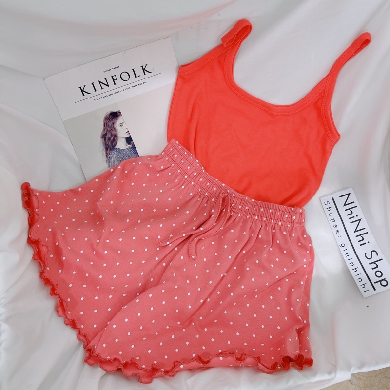 [Mã SKAMFSW175 giảm 10K đơn 50K] Sét đồ ngủ hai dây họa tiết sexxy co giãn, Bộ ngủ 2 dây mát lạnh BN0082 - NhiNhi Shop