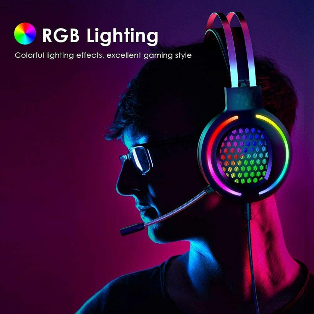 Tai Nghe Chơi Game M12 Usb Có Đèn Led Và Phụ Kiện | BigBuy360 - bigbuy360.vn