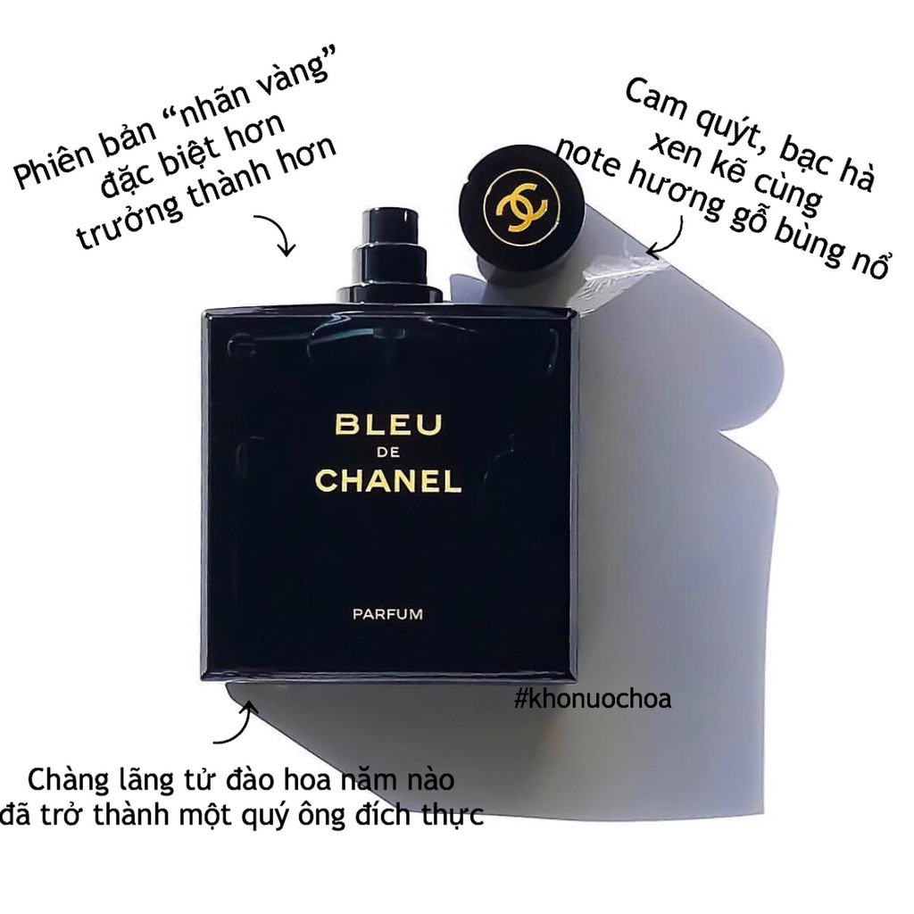 [MẪU CHIẾT] Nước hoa dùng thử Chanel Bleu de Chanel Parfum Test 10ml/20ml (Chính Hãng)