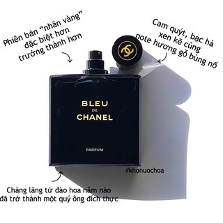 Mẫu Thử Nước Hoa Unisex - Nước Hoa Chanel Bleu de Chanel Parfum (10ml) Sẵn Hàng