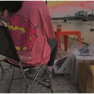 Áo Thun Dirty Coins Donut Unisex (Hồng)