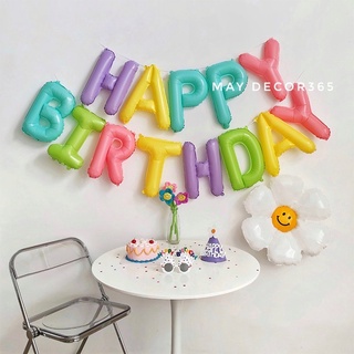 Set 13 chữ cái trang trí chúc mừng sinh nhật Happy Birthday, bóng bay trang trí decor sự kiện.