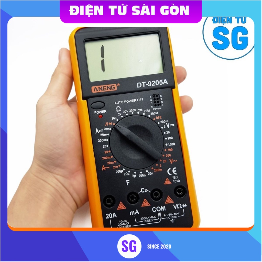 Đồng Hồ Đo Điện DT-9205A - J5SQ