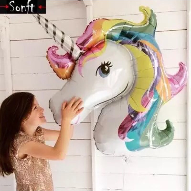 Bóng đầu ngựa 1 sừng unicorn