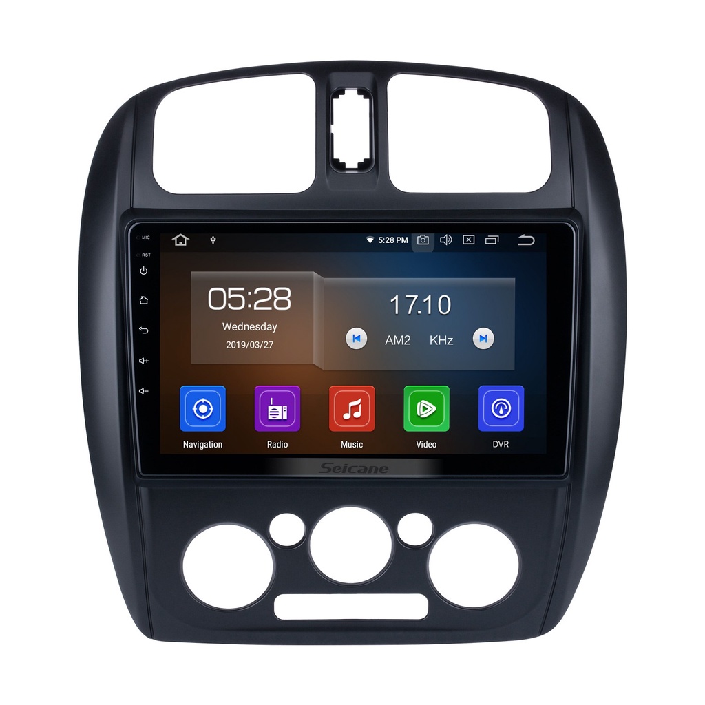 Mặt dưỡng màn hình DVD android 9” 10” MAZDA PREMACY 2002 2003 2004 2005 2006 2007 2008 Jack nguồn Zin