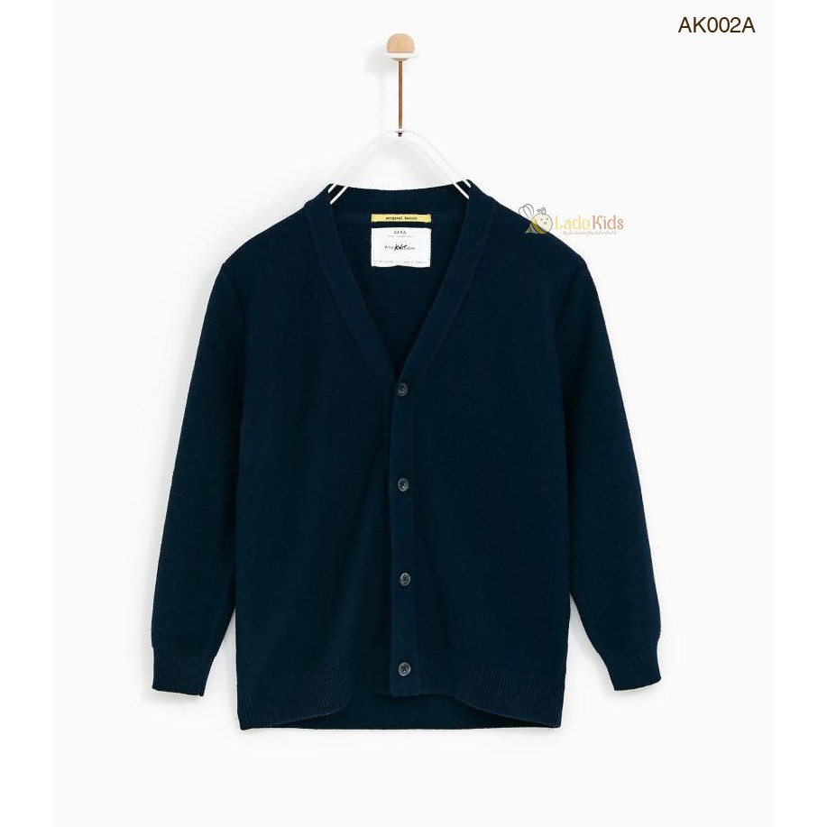 Áo khoác len Cardigan bé trai size đại Zara (2-12Y) - AK002